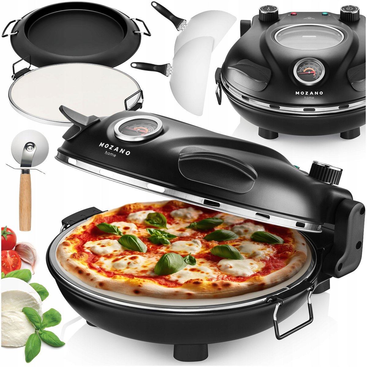 Piec do Pizzy Mozano Pizzalicious 1200W 420°C